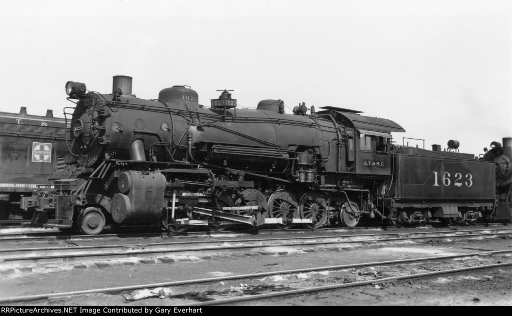 ATSF 2-10-2 #1623 - Atchison, Topeka & Santa Fe